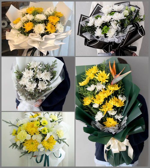 山东临沂罗庄区傅庄街道白事花束代送